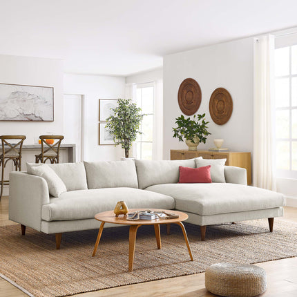 Modway EEI-6612 Zoya Right-Facing Down Filled Overstuffed Sectional Sofa Modway