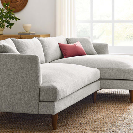 Modway EEI-6612 Zoya Right-Facing Down Filled Overstuffed Sectional Sofa Modway