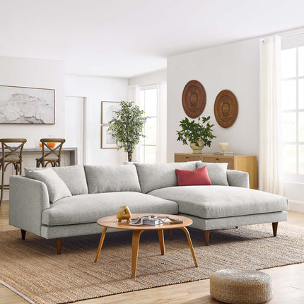 Modway EEI-6612 Zoya Right-Facing Down Filled Overstuffed Sectional Sofa Modway
