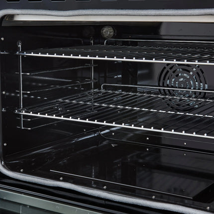 Forno Paolo 48 Inch Freestanding Electric Range, Stainless Steel, 6.7 cu.ft, True Convection Oven, Energy Efficient FORNO