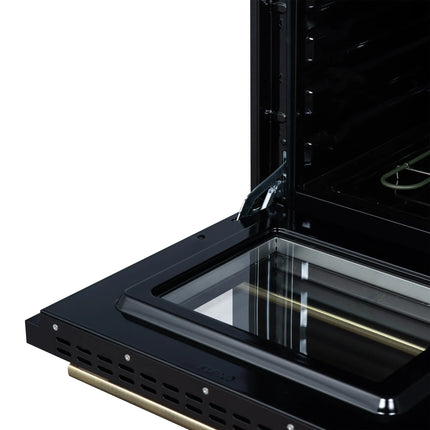Forno Loiano 24 Inch Freestanding Electric Range in Black FORNO