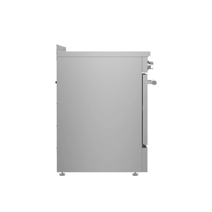 Forno Paolo 30-Inch Freestanding Electric Range, Stainless Steel, 4.38 cu.ft, True Convection Oven, Energy Efficient FORNO