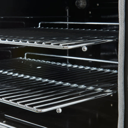 Forno Paolo 30-Inch Freestanding Electric Range, Black, 4.38 cu.ft, True Convection Oven, Energy Efficient FORNO