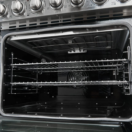 Forno Paolo 30-Inch Freestanding Electric Range, Stainless Steel, 4.38 cu.ft, True Convection Oven, Energy Efficient FORNO