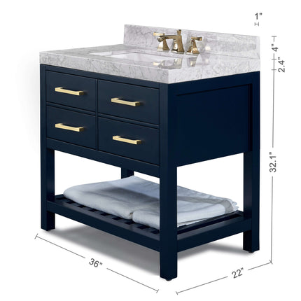 Elizabeth 36" Bath Vanity Set Ancerre Designs