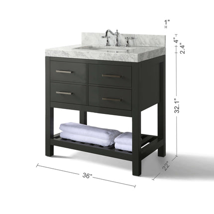 Elizabeth 36" Bath Vanity Set Ancerre Designs