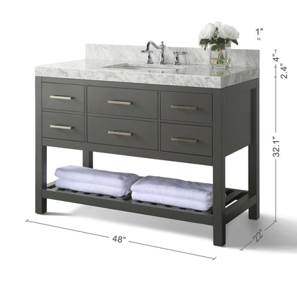 Elizabeth 48" Bath Vanity Set Ancerre Designs