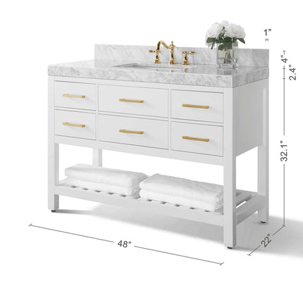 Elizabeth 48" Bath Vanity Set Ancerre Designs