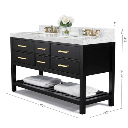 Elizabeth 60" Bath Vanity Set Ancerre Designs