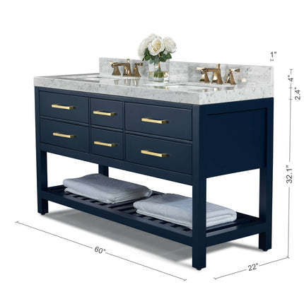 Elizabeth 60" Bath Vanity Set Ancerre Designs