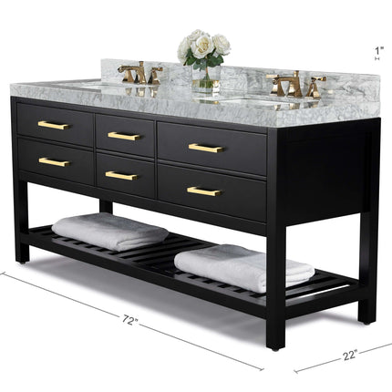 Elizabeth 72" Bath Vanity Set Ancerre Designs