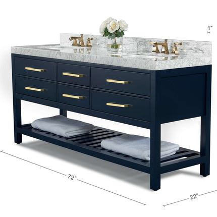 Elizabeth 72" Bath Vanity Set Ancerre Designs