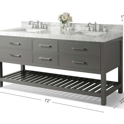 Elizabeth 72" Bath Vanity Set Ancerre Designs