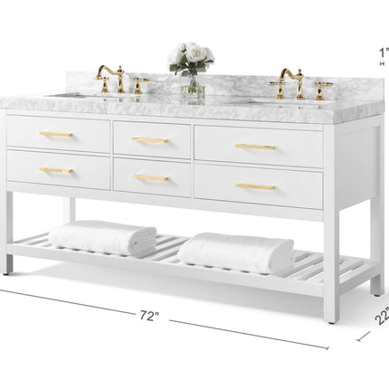 Elizabeth 72" Bath Vanity Set Ancerre Designs