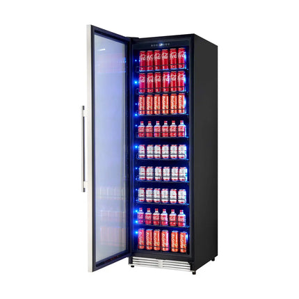 Forno Cesinali 24-Inch Built-In Beverage Cooler, 15.8 cu.ft, Stainless Steel, Dual Temperature Zones, LED Interior Lighting, Adjustable Shelves FORNO