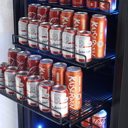 Forno Cesinali 24-Inch Built-In Beverage Cooler, 15.8 cu.ft, Stainless Steel, Dual Temperature Zones, LED Interior Lighting, Adjustable Shelves FORNO
