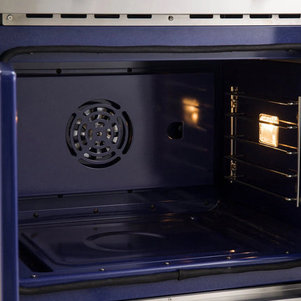 Forno Gallico 30-Inch Electric French Door Wall Oven, Stainless Steel, True Convection, Air Fry, Self-Cleaning FORNO