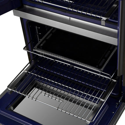 Forno Gallico 30-Inch Electric French Door Double Oven, Stainless Steel, Convection Cooking, Touch Control Panel, Self-Cleaning Function FORNO