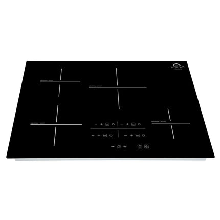 Forno Lecce 30-Inch 4-Zone Induction Cooktop, Touch Control, Multiple Power Levels, Safety Features, Sleek Design FORNO