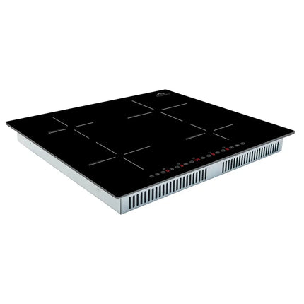 Forno Parco 24-Inch Induction Cooktop, 4 Zones, 7,200W Total Power, Touch Control, 9 Power Levels, Booster Function FORNO