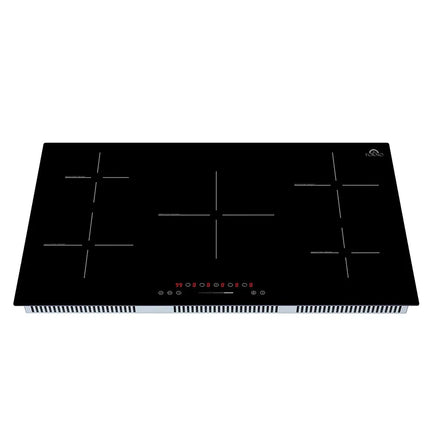 Forno Parco 36-Inch Induction Cooktop, 5 Zones, 10,200W Total Power, Touch Control, 9 Power Levels, Booster Function FORNO