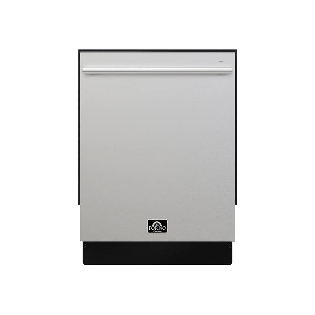 Forno Romano 24-Inch Built-In Dishwasher, Stainless Steel Finish, Stainless Steel Tub, 49 dBA, Energy Star Certified FORNO
