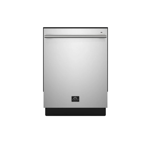 FORNO Premium 3-Piece Kitchen Bundle - 30" Electric Range, French Door Refrigerator, Built-In Dishwasher, Stainless Steel - FBDL-011-01US FORNO