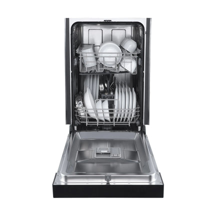Forno Polo 18-Inch Built-In Black Dishwasher, 8 Place Settings, ENERGY STAR Certified, 52 dBA FORNO