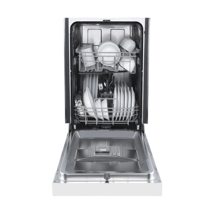 Forno Polo 18-Inch Built-In White Dishwasher, 8 Place Settings, ENERGY STAR Certified, 52 dBA FORNO