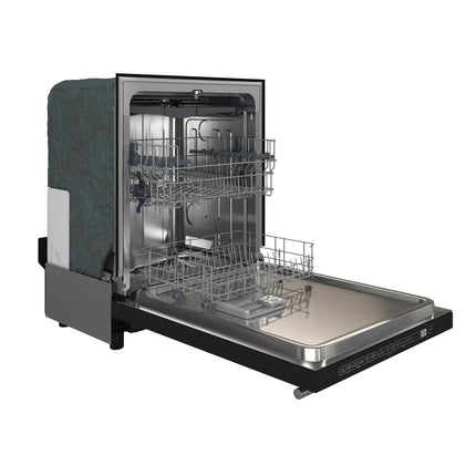 Forno Pozzo 24-Inch Built-In Tall Tub Top Control Dishwasher, Black, 49 dBA, Soil-Sensing Capable, ENERGY STAR FORNO