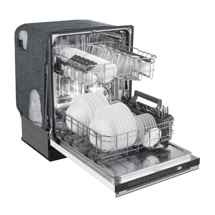 Forno Pozzo 24-Inch Built-In Tall Tub Top Control Dishwasher, White, 49 dBA, ENERGY STAR Certified FORNO