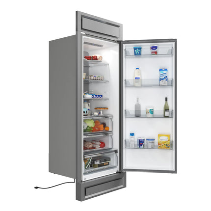 Forno Maderno 28-Inch Built-In Convertible Refrigerator, 13.6 cu.ft, Right Swing, Decorative Grill, ENERGY STAR Certified FORNO