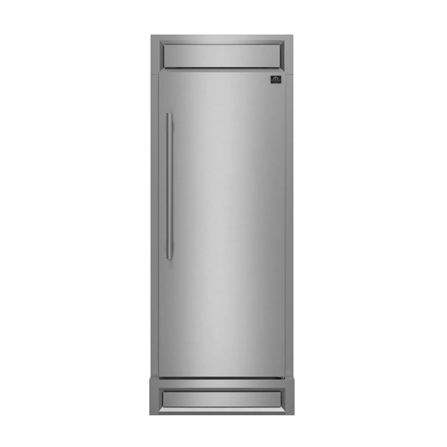 Forno Maderno 28-Inch Built-In Convertible Refrigerator, 13.6 cu.ft, Right Swing, Decorative Grill, ENERGY STAR Certified FORNO