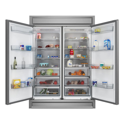 Forno Maderno 2-28-Inch Wide Convertible Refrigerator/Freezer, Decorative Trim, 27.2 cu.ft, 84-Inch High, ENERGY STAR Certified FORNO