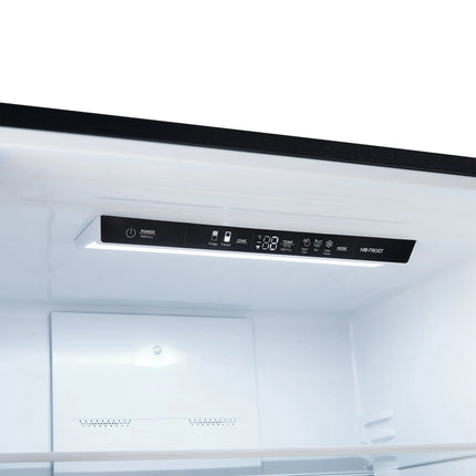 Forno Milano Espresso 31-Inch Bottom Freezer Refrigerator, Black, 17.2 cu.ft Capacity, Energy Efficient FORNO