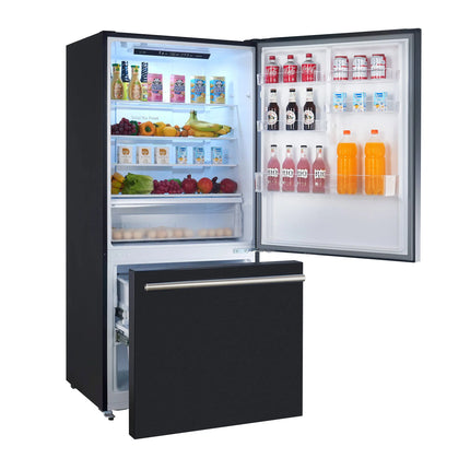 FORNO Premium 3-Piece Kitchen Bundle - Leonardo Espresso 30" Black Range, 31" Black Bottom Freezer Refrigerator, 24" Black Built-In Dishwasher - FBDL-007-02US Forno vendors US