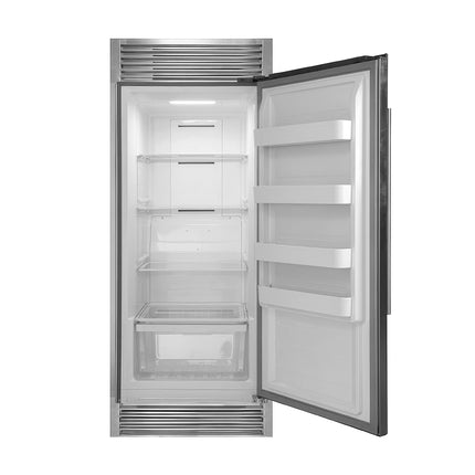 Forno Rizzuto 28-Inch Upright Convertible Refrigerator, 32-Inch Wide, Right Swing, Decorative Grill, ENERGY STAR Certified FORNO