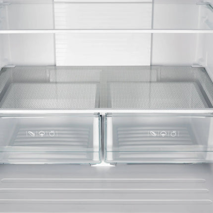 Forno Gallipoli 30-Inch French Door Refrigerator with Bottom Freezer, 17.5 cu.ft Capacity, Stainless Steel, No Frost Technology, Built-In Ice Maker, Energy Efficient FORNO
