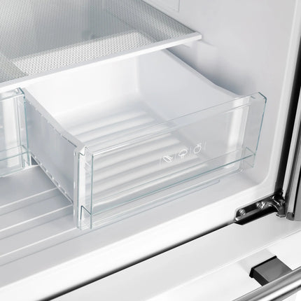 Forno Gallipoli Espresso 30-Inch White French Door Refrigerator, Bottom Freezer, 17.5 Cu. Ft., No Frost, Ice Maker FORNO