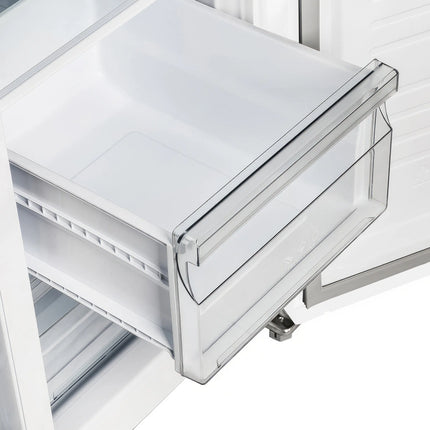 Forno Salerno Espresso 33-Inch White Side-by-Side Refrigerator, 15.6 Cu. Ft., Energy-Efficient, No Frost, Modern Design FORNO