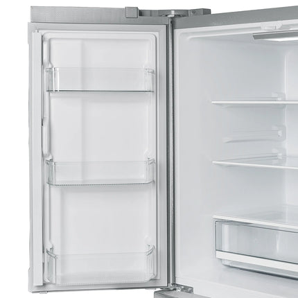 Forno Moena 36-Inch French Door Refrigerator, 19.2 cu.ft, Counter Depth, Ice Maker, Stainless Steel Interior Panel, ENERGY STAR Certified FORNO
