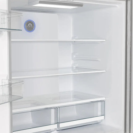 Forno Moena 40-Inch French Door Refrigerator, Stainless Steel, 19.2 cu.ft, Decorative Grill, ENERGY STAR Certified FORNO
