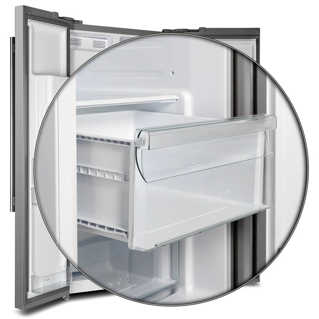 Forno Salerno 36-Inch Side-by-Side Stainless Steel Refrigerator, 20 cu.ft, ENERGY STAR Certified FORNO