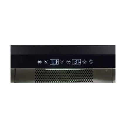 Forno Asciutto 24-Inch Dry Aging Cabinet, Stainless Steel 304, 4.41 cu.ft, LED Lighting, Adjustable Shelves FORNO