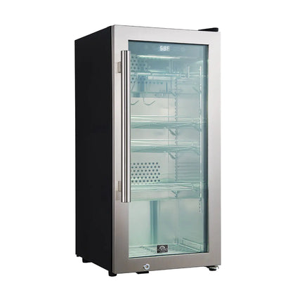 Forno Asciutto 16-Inch Dry Aging Cabinet, Stainless Steel 304, 2.65 cu.ft, LED Lighting, Adjustable Shelves FORNO