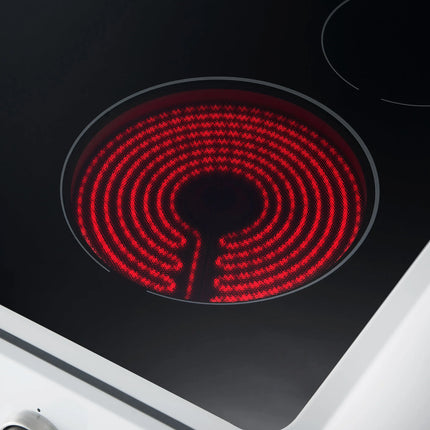 Forno Leonardo Espresso 30-Inch White Electric Range, True Convection, Energy Efficient FORNO