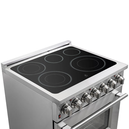 Forno Massimo 30-Inch Freestanding Electric Range, True Convection Oven FORNO