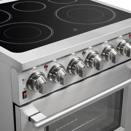 Forno Massimo 30-Inch Freestanding Electric Range, True Convection Oven FORNO