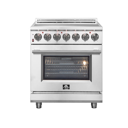 Forno Massimo 30-Inch Freestanding Electric Range, True Convection Oven FORNO