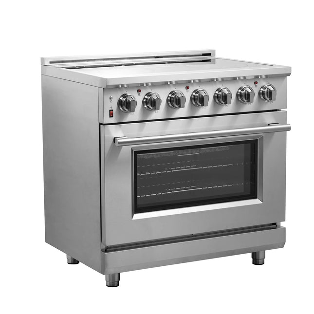 Forno Massimo 36-Inch Freestanding Chef Door Electric Range, True Convection Oven FORNO